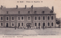 C10-80) HAM  - PRISON DE NAPOLEON  III   - ANIMATION - ( 2 SCANS ) - Ham