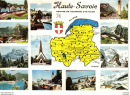 74 Le Département De HAUTE SAVOIE Multivues De Samoëns Morzine La Clusaz Annecy Vongy Megève Sallanches VOIR DOS - Altri & Non Classificati