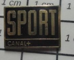 812G Pin's Pins / Beau Et Rare / MEDIAS / EMISSION DE TELE CANAL + SPORT - Medios De Comunicación