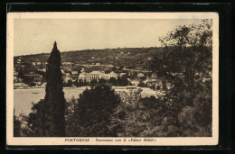 AK Portorose / Portoroz, Panorama Con Il Palace Hotel  - Slovénie