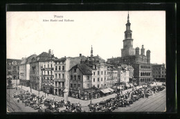 AK Posen, Alter Markt Und Rathaus  - Posen