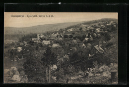 AK Kiesewald I. Riesengebirge, Gesamtansicht Von Einem Berg Aus  - Schlesien