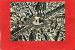 75----PARIS---La Place Charles De Gaulle Et L'Arc De Triomphe--voir 2 Scans - Triumphbogen