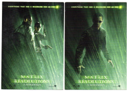 2 CPM     MATRIX REVOLUTIONS    EVERYTHING THAT HAS A BEGINNING HAS AN END - Afiches En Tarjetas