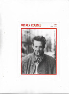 Portrait De Star De Cinéma Mickey Rourke - Collezioni