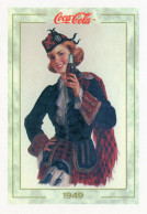 [DC1515] CPM - COCA COLA - 1949 - SCOTCH GIRL (38) - CARTOLINEA 1515 - PERFETTA - Non Viaggiata - Werbepostkarten