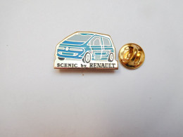 Beau Pin's , Auto Renault , Scénic By Renault , Bleu Ciel , Non Signé - Renault