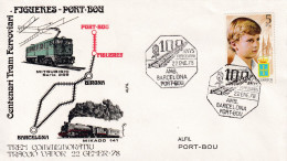 POSMARKET  ESPAÑA  1978 PORTBOU - Treinen