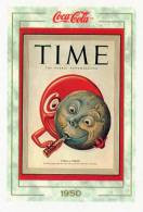 [DC1516] CPM - COCA COLA - 1950 - TIME MAGAZINE COVER 1950 (39) - CARTOLINEA 1516 - PERFETTA - Non Viaggiata - Advertising