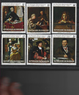 1974 BURUNDI 625-30** Tableaux,  Vermeer, Rembrandt, Chardin - Nuevos