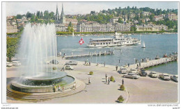 Luzern, Wagenbachbrunnen, Voitures Ford, Volkswagen, Citroen, Renault, Mercedes - Luzern