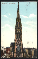 AK Hamburg, Nicolai-Kirche  - Mitte