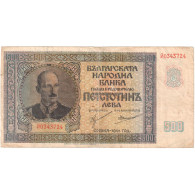 Bulgarie, 500 Leva, 1942, KM:60a, TTB - Bulgarie