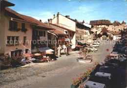 11871280 Gruyeres FR Strassenansicht Brunnen Gruyeres - Andere & Zonder Classificatie