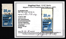 SBZ 189c P OR Ndgz Gestempelt Mit Kurzbefund Paul BPP #IO595 - Altri & Non Classificati