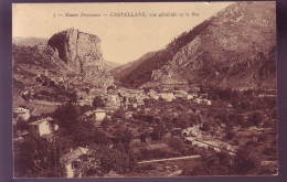 04 - CASTELLANE - VUE GÉNÉRALE ET LE ROC -  - Castellane