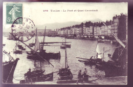 83 - TOULON - LE PORT ET QUAI CRONSTADT - ANIMÉE -  - Toulon