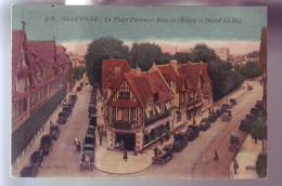 14 - DEAUVILLE - RUE DE L'ECLUSE - AUTOMOBILE - ANIMÉE - COLORISÉE -  - Deauville