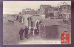 80 - CAYEUX - PROMENADE DES PLANCHES ET VILLAS DU SUD - ANIMÉE -  - Cayeux Sur Mer