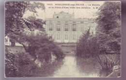 92 - BOULOGNE-sur-SEINE - LA MAIRIE ET LA PIECE D'EAU -  - Boulogne Billancourt