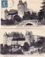 37 - LUYNES - Le Chateau - Lot 2 Cartes - Luynes