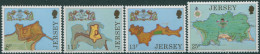 Jersey 1980 SG222-225 Fortresses Set MNH - Jersey