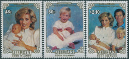 Aitutaki 1984 SG514-516 Prince Henry 2nd Issue Set MNH - Cook