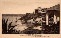 83 , Cpa ILE De PORT-CROS , Le Chateau Fort Qui Abrita Les Amours D'Hervé Et De Flora   (14680.V24) - Other & Unclassified