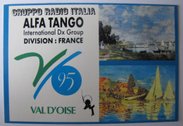 CARTES QSL - Gruppo Radio Italia Alfa Tango - Division France - Val D'Oise - Amateurfunk