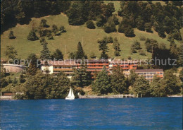 11871128 Gersau Vierwaldstaettersee Hotel Restaurant Rotschuo Segelboot Gersau - Sonstige & Ohne Zuordnung