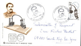 LETTRE FDC 1985 JOURNEE DU TIMBRE à LA VALETTE DU VAR - 1980-1989