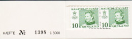 1977. GRØNLAND. Catalina 80 Øre In Pair Together With 10 Øre Margrethe In 4stripe. DANSK ... (Michel 98 + 84) - JF545591 - Nuevos