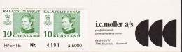 1977. GRØNLAND. Catalina 80 Øre In Pair Together With 10 Øre Margrethe In 4stripe. DANSK ... (Michel 98 + 84) - JF545599 - Nuovi