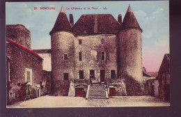 77 - NEMOURS - LE CHATEAU  ET LA TOUR - COLORISEE -  - Nemours