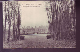 76 - EU - LE CHATEAU - LA GRANDE ALLEE  ET COTE PARC - LOT DE 2 CPA  - Eu