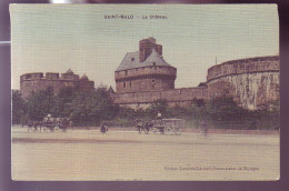 35 - SAINT-MALO - LE CHATEAU - COLORISEE - ATTELAGE - ANIMEE -  - Saint Malo