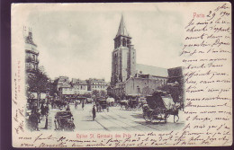 75 - PARIS 06 - EGLISE SAINT GERMAIN - ATTELAGE - ANIMEE -  - Arrondissement: 06