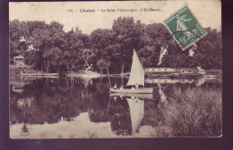 78 -  CHATOU - L'ILE FLEURIE - PROMENADE EN VOILIER - ANIMEE -  - Chatou