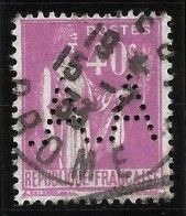 1 04	14	N°	281	Perforé		AA 8		ALPHONSE ARGOD - Used Stamps