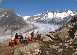 11870831 Bettmeralp VS Mit Gr Aletschgletscher Gabel Schoenbuehl Und Wannenhorn  - Autres & Non Classés