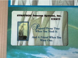 Mint USA UNITED STATES America STS Prepaid Telecard Phonecard, STS Greeting Card Series, Set Of 1 Mint Card In Folder - Otros & Sin Clasificación