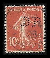 1 04	24	N°	138	Perforé	-	BP 143	-	BANQUE De PARIS & Des PAYS-BAS - Oblitérés