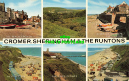 R580833 Cromer. Sheringham And The Runtons. The Beach. Pretty Corner. J. Salmon. - World