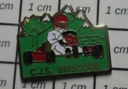 220 Pins Pin's / Rare & Belle Qualité SPORTS /  KARTING CJS BRISCOUS - Car Racing - F1