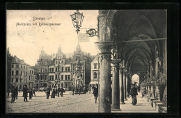 AK Bremen, Marktplatz Mit Rathauspassage  - Bremen