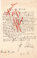 Lettre Manuscrite Signée 1892 - Général PARIS Jean Gabriel - Dinan (22) - Pas Carte Postale - - Dinan