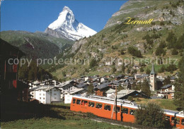 11870638 Gornergrat Zermatt Mit Gornergratbahn Und Matterhorn Gornergrat Zermatt - Autres & Non Classés