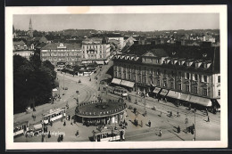 AK Graz, Jacominiplatz Mit Strassenbahn  - Tramways