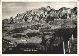 11870603 Urnaesch AR Blick Auf Kraezernpass Strasse Schwaegalp Und Saentis Urnae - Autres & Non Classés