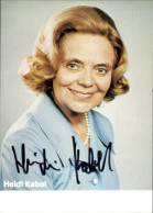 CPA Schauspielerin Heidi Kabel, Portrait, Autogramm, Perlen - Schauspieler